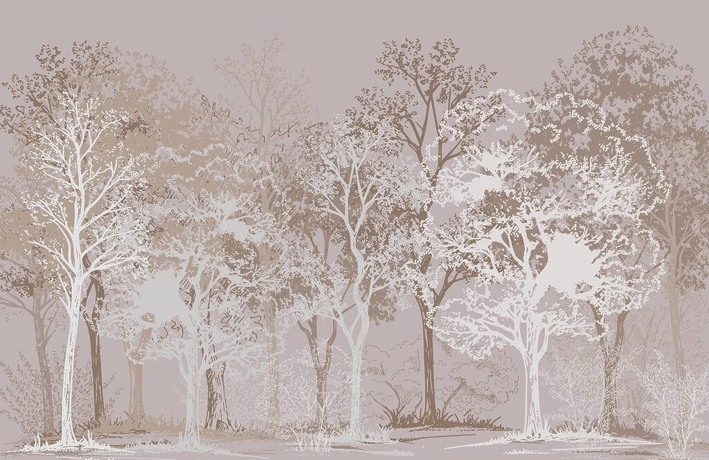Bosco a linee sottili — design completo