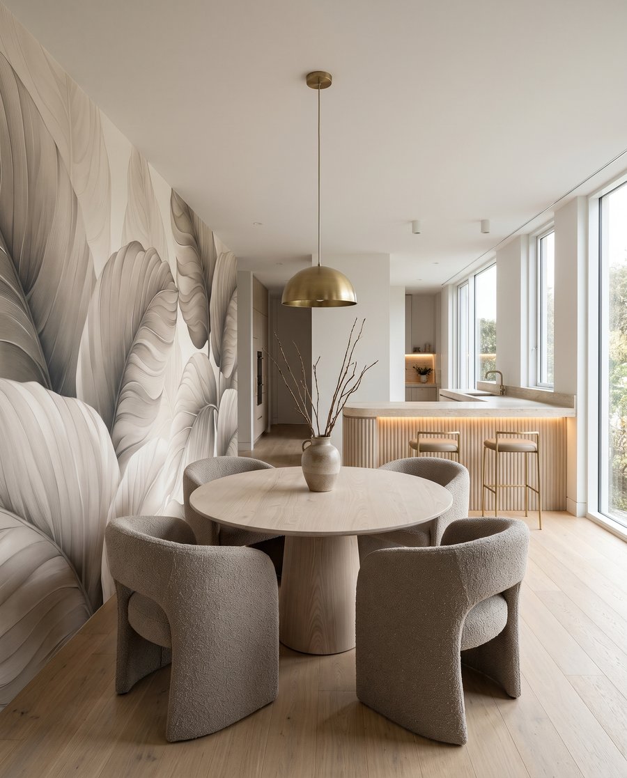 Foglie chiare con nervature — ambiente 6