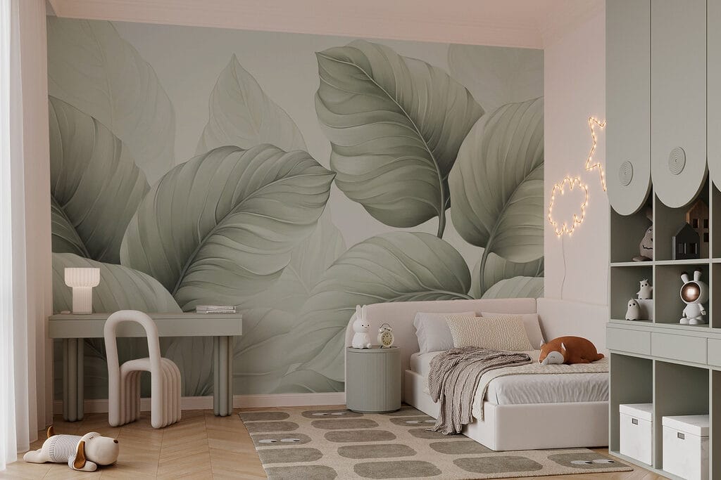 Foglie chiare con nervature — ambiente 2