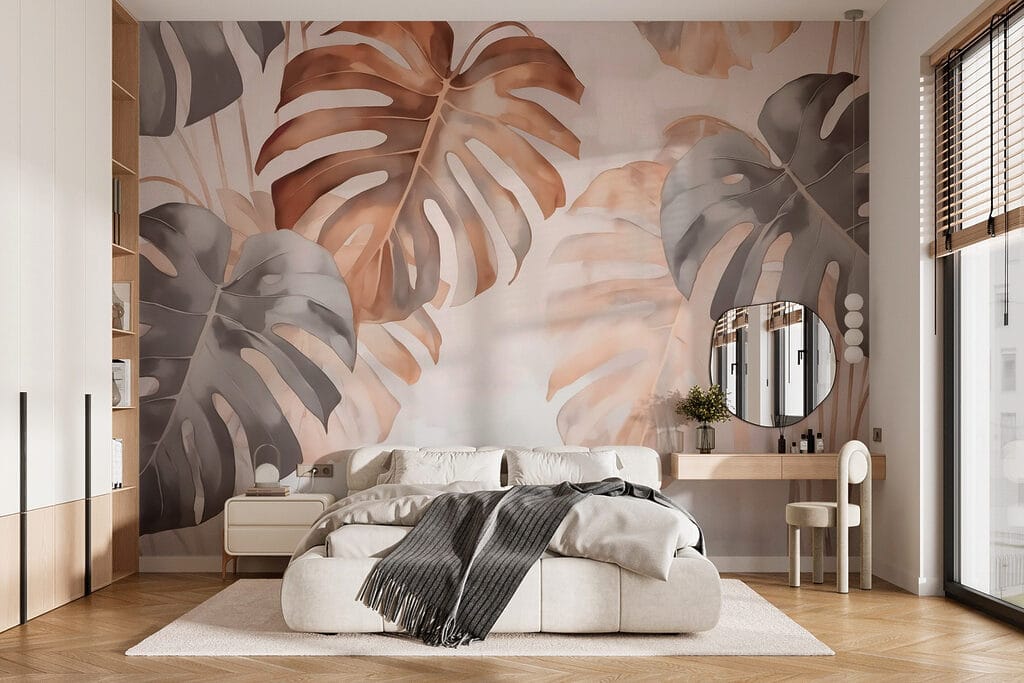 Monstera ai lati in un ambiente