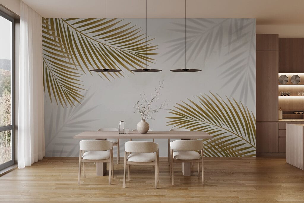 Palme dorate dagli angoli — ambiente 1