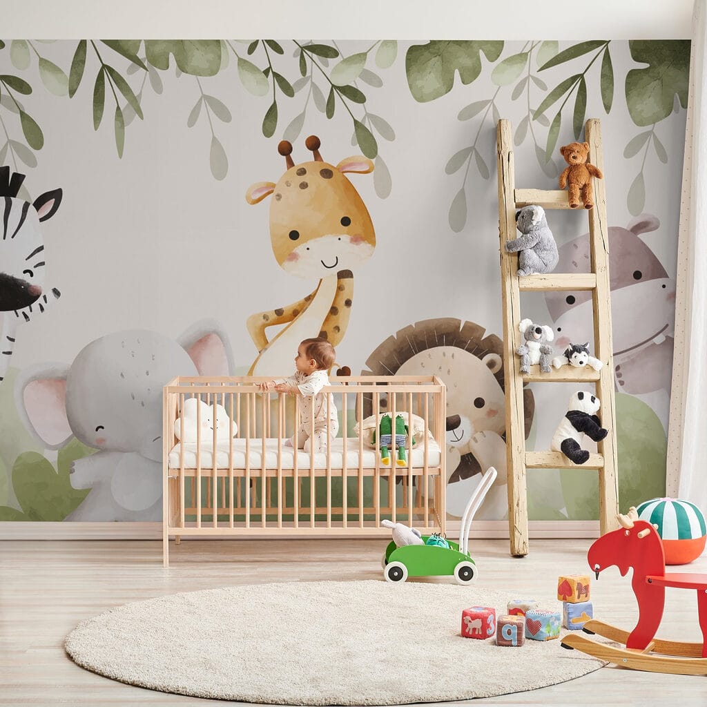 Zebra sotto il fogliame — ambiente 2