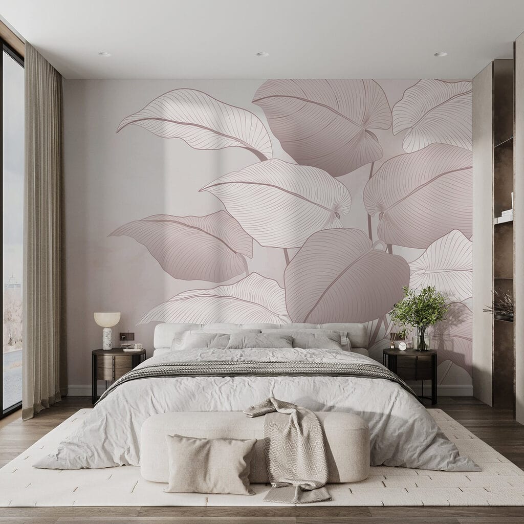 Foglie con nervature chiare — ambiente 2