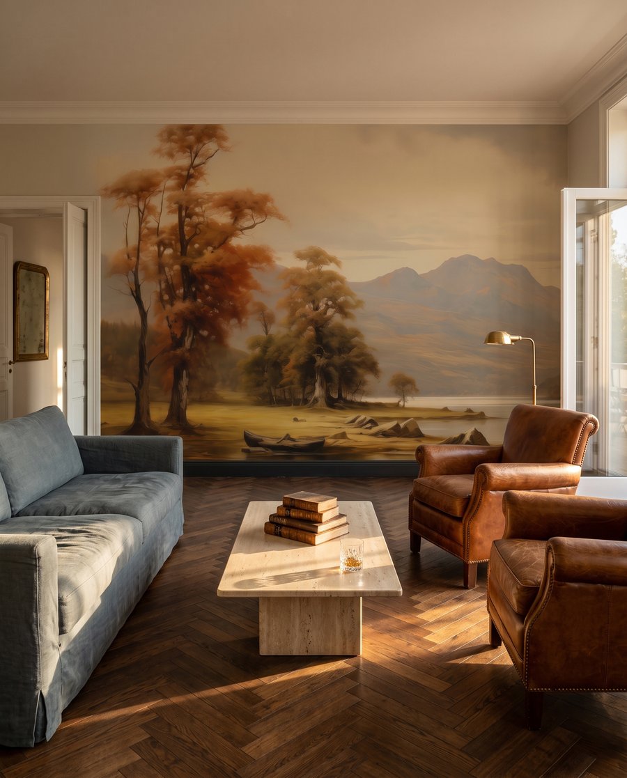 Barche sul lago d’autunno — ambiente 3