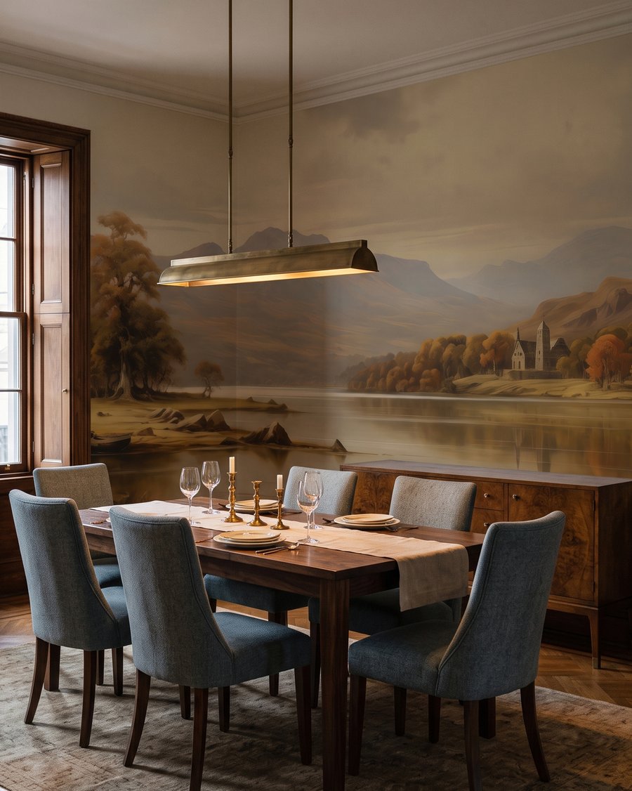 Barche sul lago d’autunno — ambiente 6
