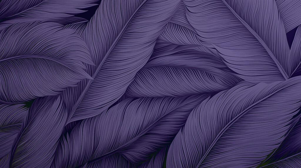 Grandi piume fitte — design completo