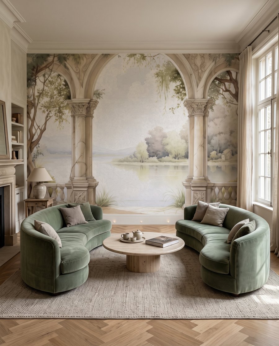 Arco sull’acqua quieta — ambiente 2