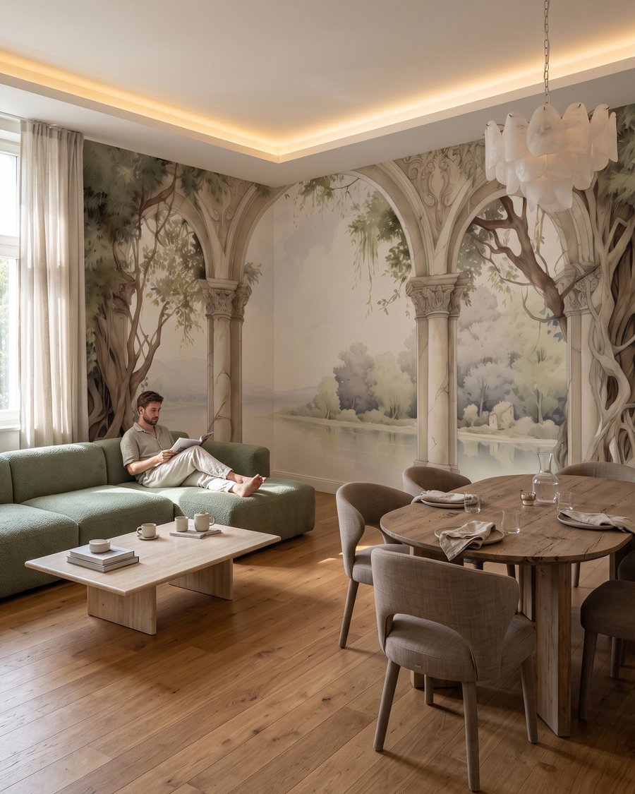 Arco sull’acqua quieta — ambiente 6