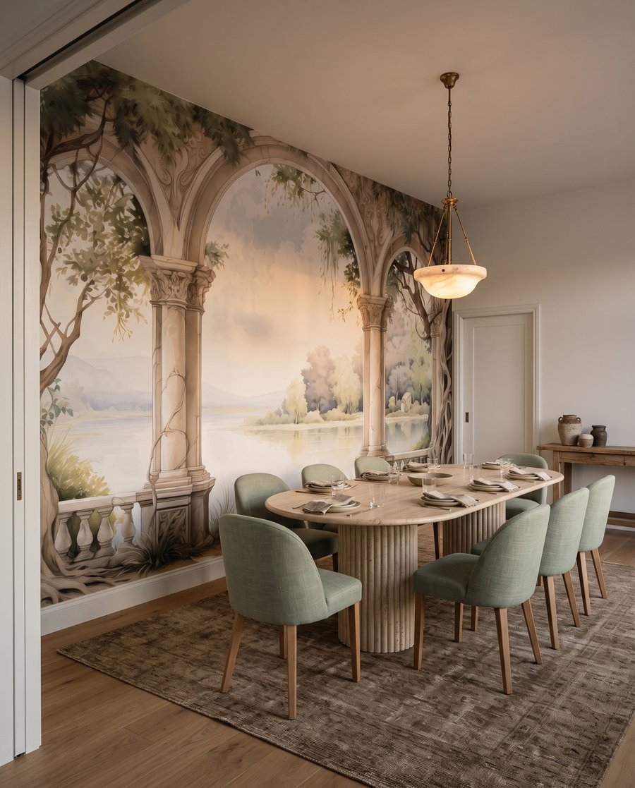 Arco sull’acqua quieta — ambiente 7