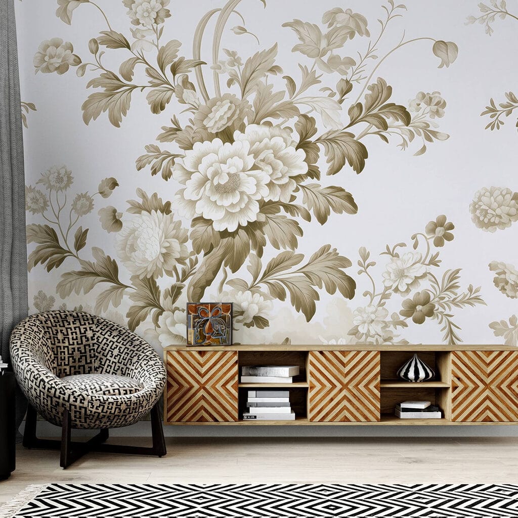 Uccelli blu e fiori — ambiente 2