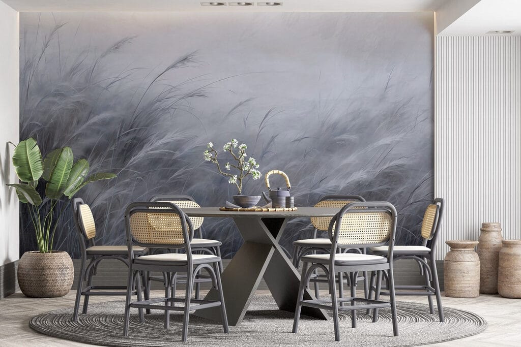 Erbe mosse nella nebbia — ambiente 4