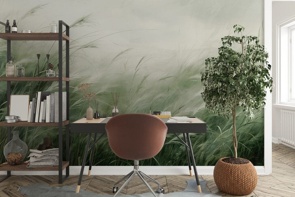 Erbe mosse nella nebbia — ambiente 4