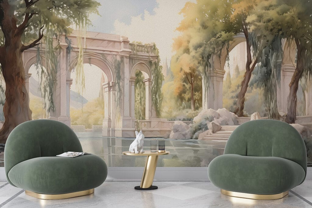 Archi tra gli alberi — ambiente 2