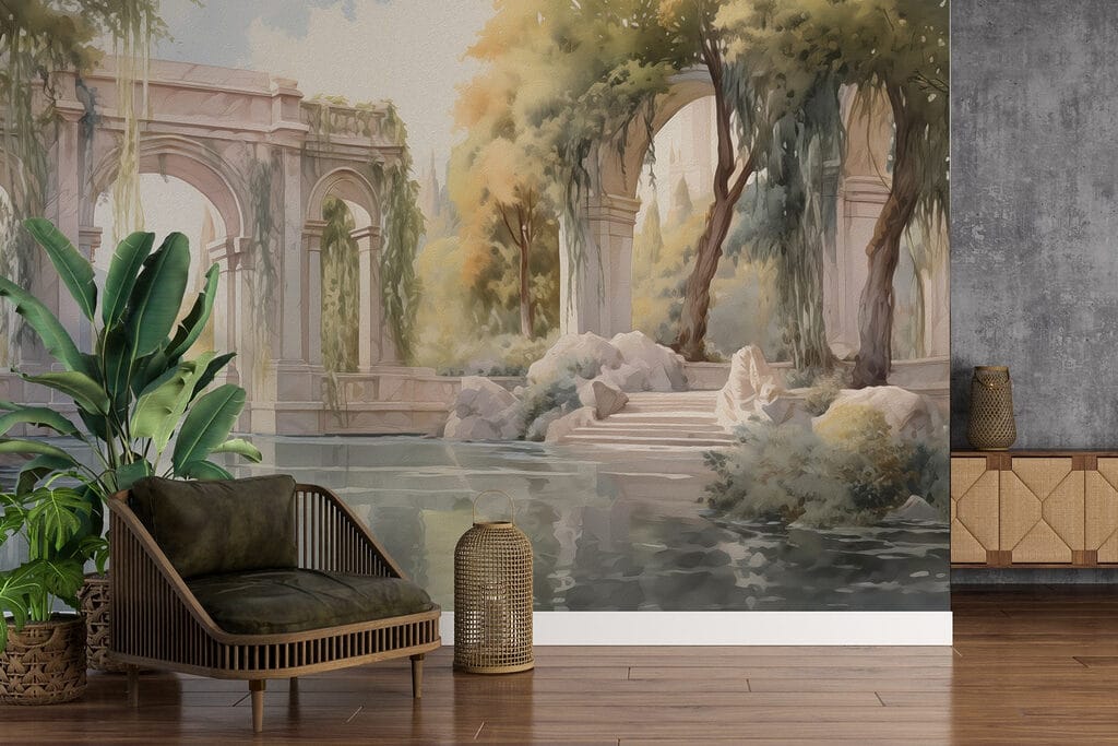 Archi tra gli alberi — ambiente 3