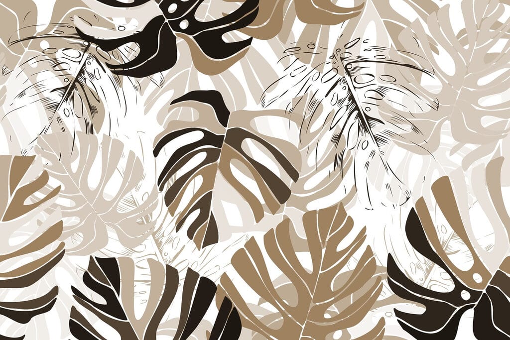 Foglie frastagliate verdi — design completo