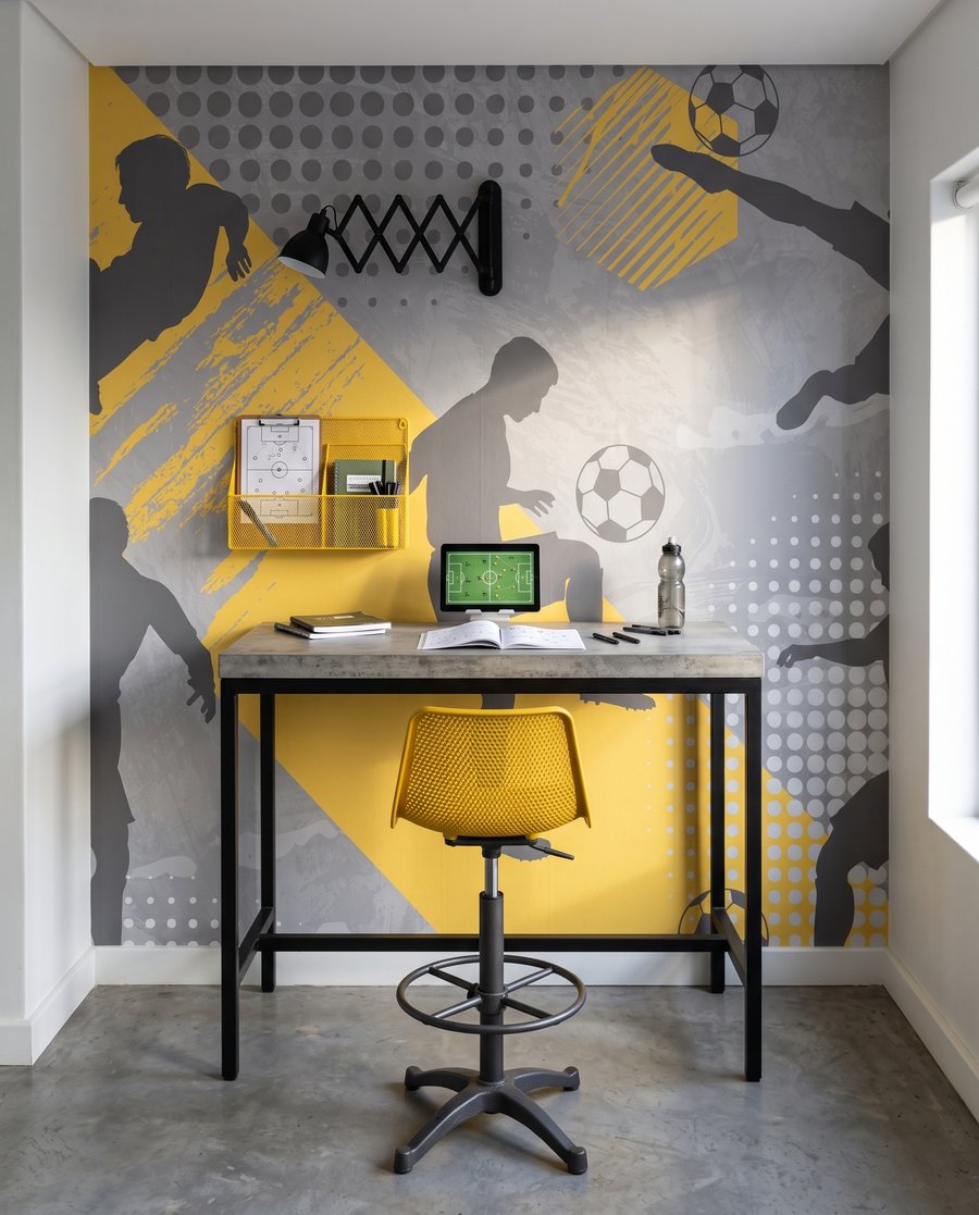 Calciatori in movimento — ambiente 5