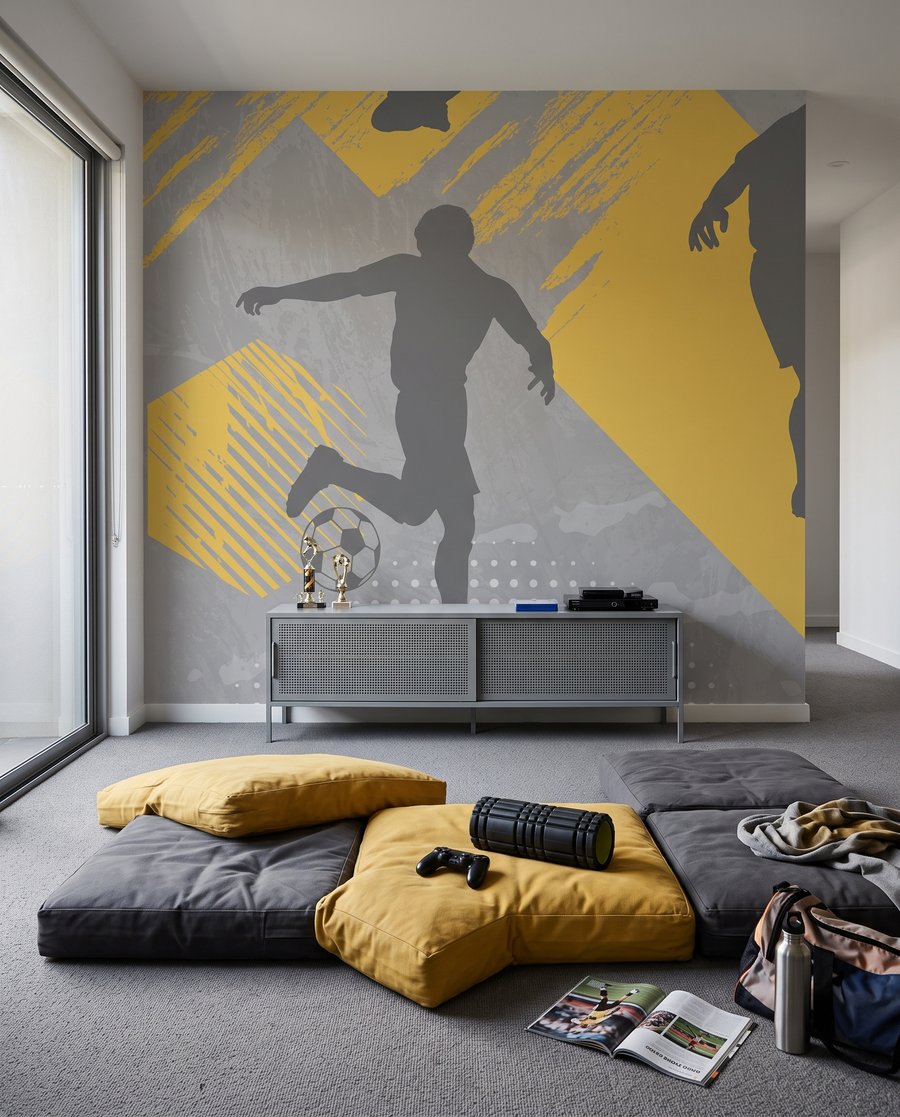 Calciatori in movimento — ambiente 6