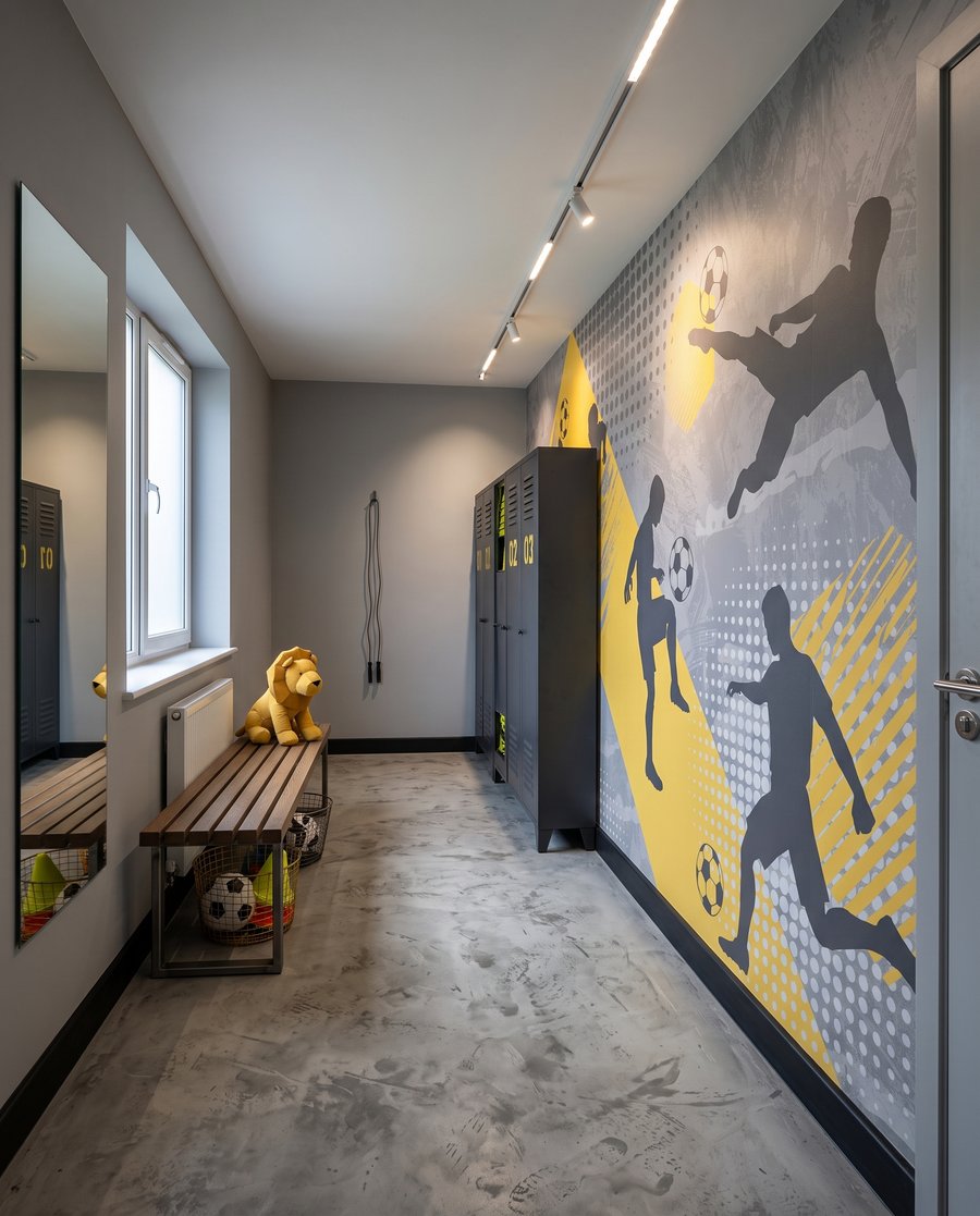 Calciatori in movimento — ambiente 7