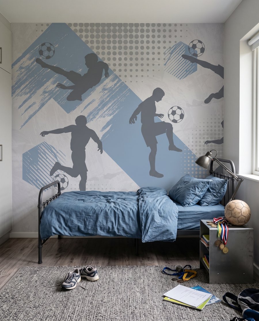 Calciatori in movimento — ambiente 2