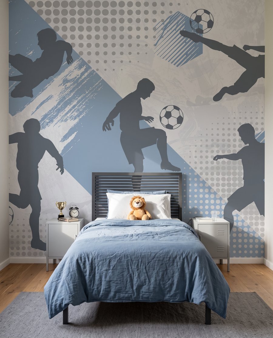 Calciatori in movimento — ambiente 4