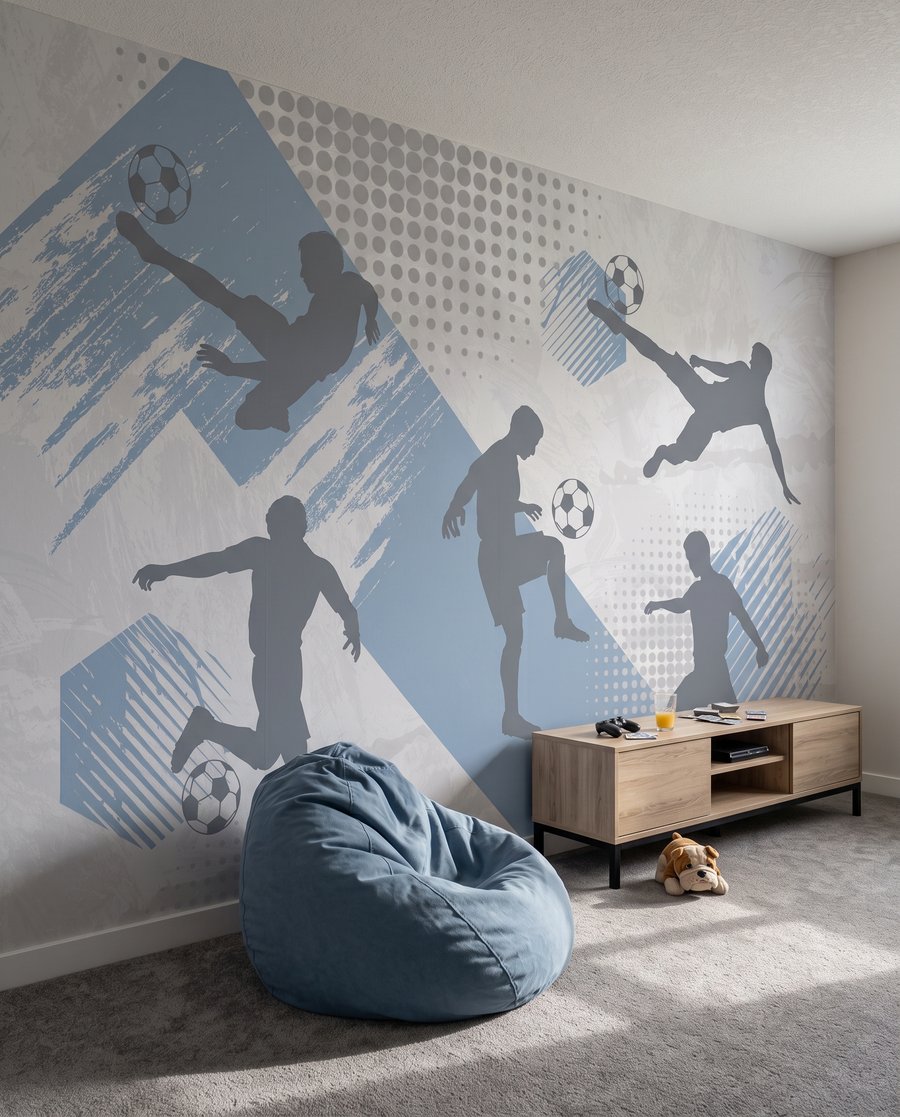 Calciatori in movimento — ambiente 6