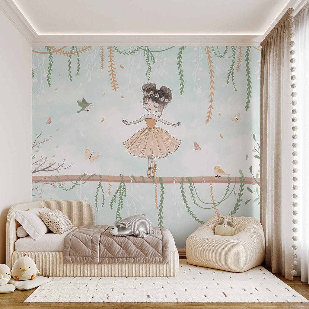 Ballerina su un ramo — ambiente 3