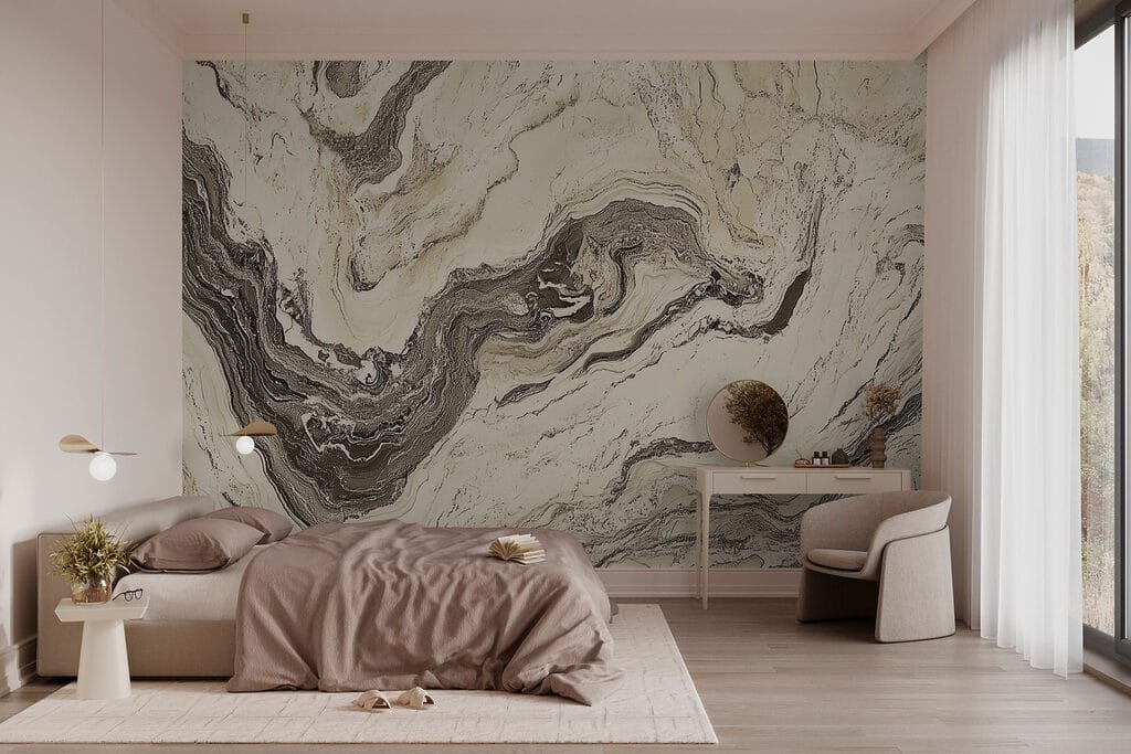 Venature scure su crema — ambiente 2