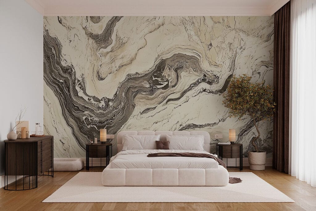 Venature scure su crema — ambiente 3