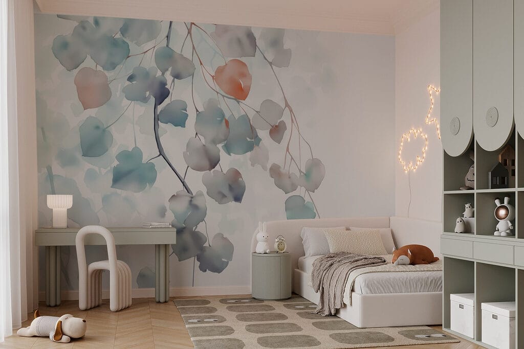 Foglie tonde sui rami — ambiente 2