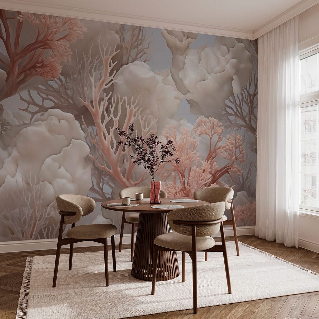 Coralli in toni pesca — ambiente 1