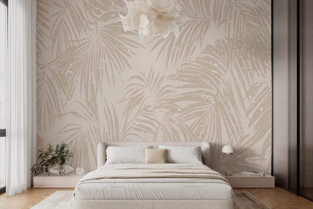 Sagome di palme beige — ambiente 1