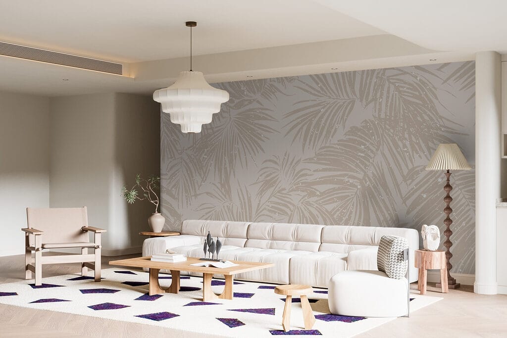 Sagome di palme beige — ambiente 3