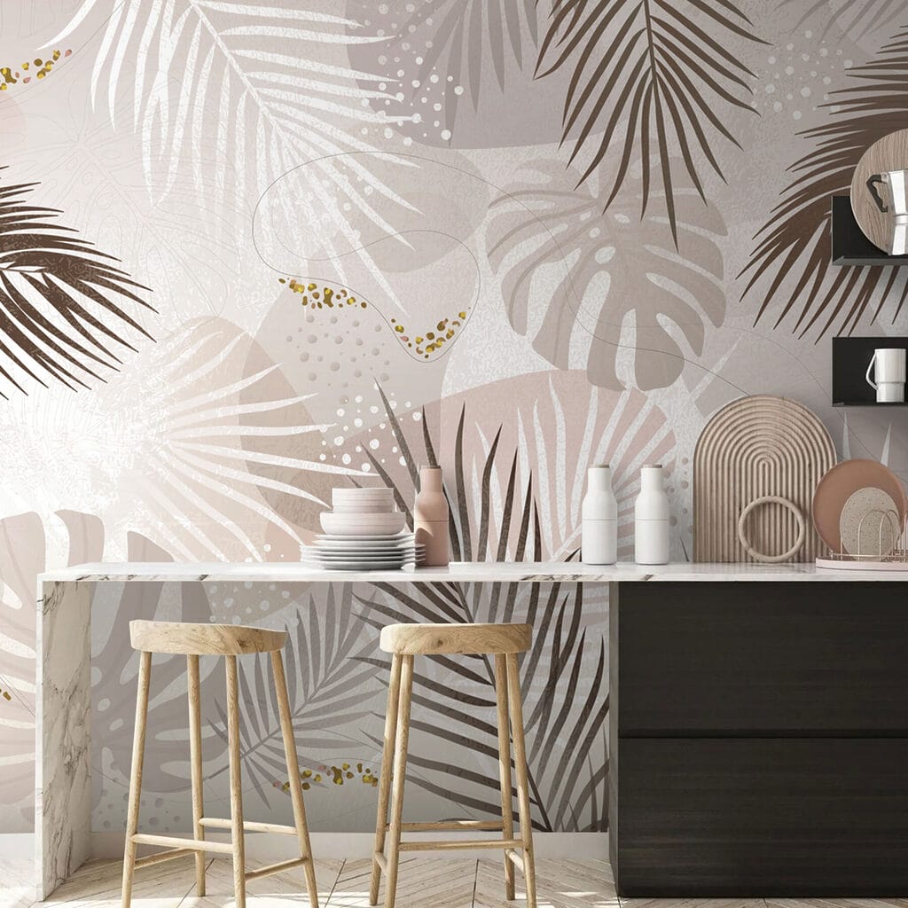 Foglie di palma stratificate — ambiente 3