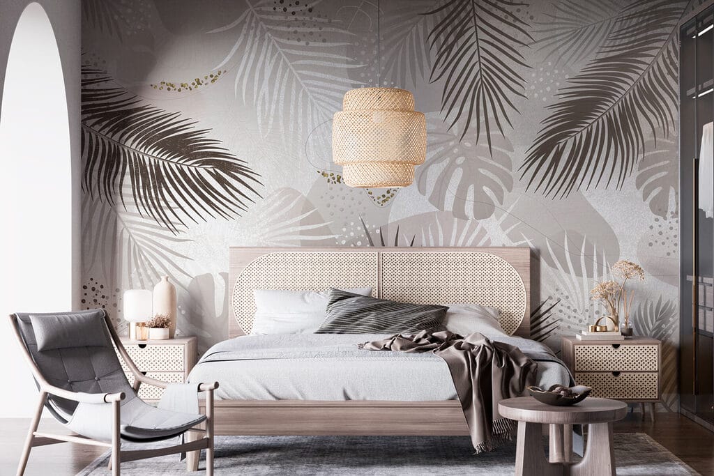 Foglie di palma stratificate — ambiente 3