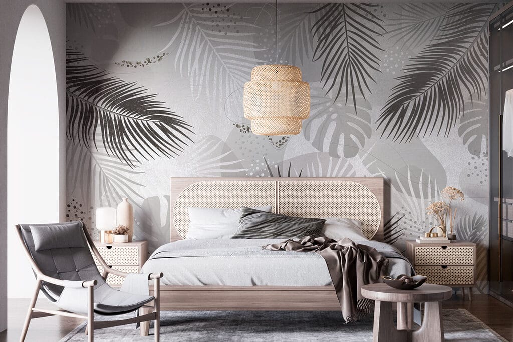 Foglie di palma stratificate — ambiente 3