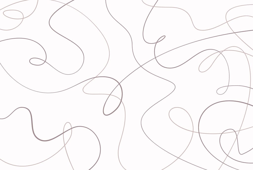Linee libere su bianco — design completo