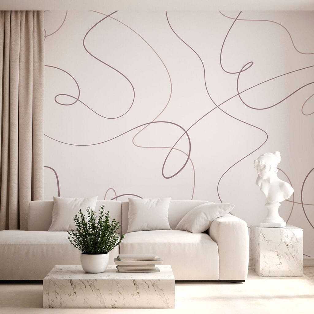 Linee libere su bianco — ambiente 2