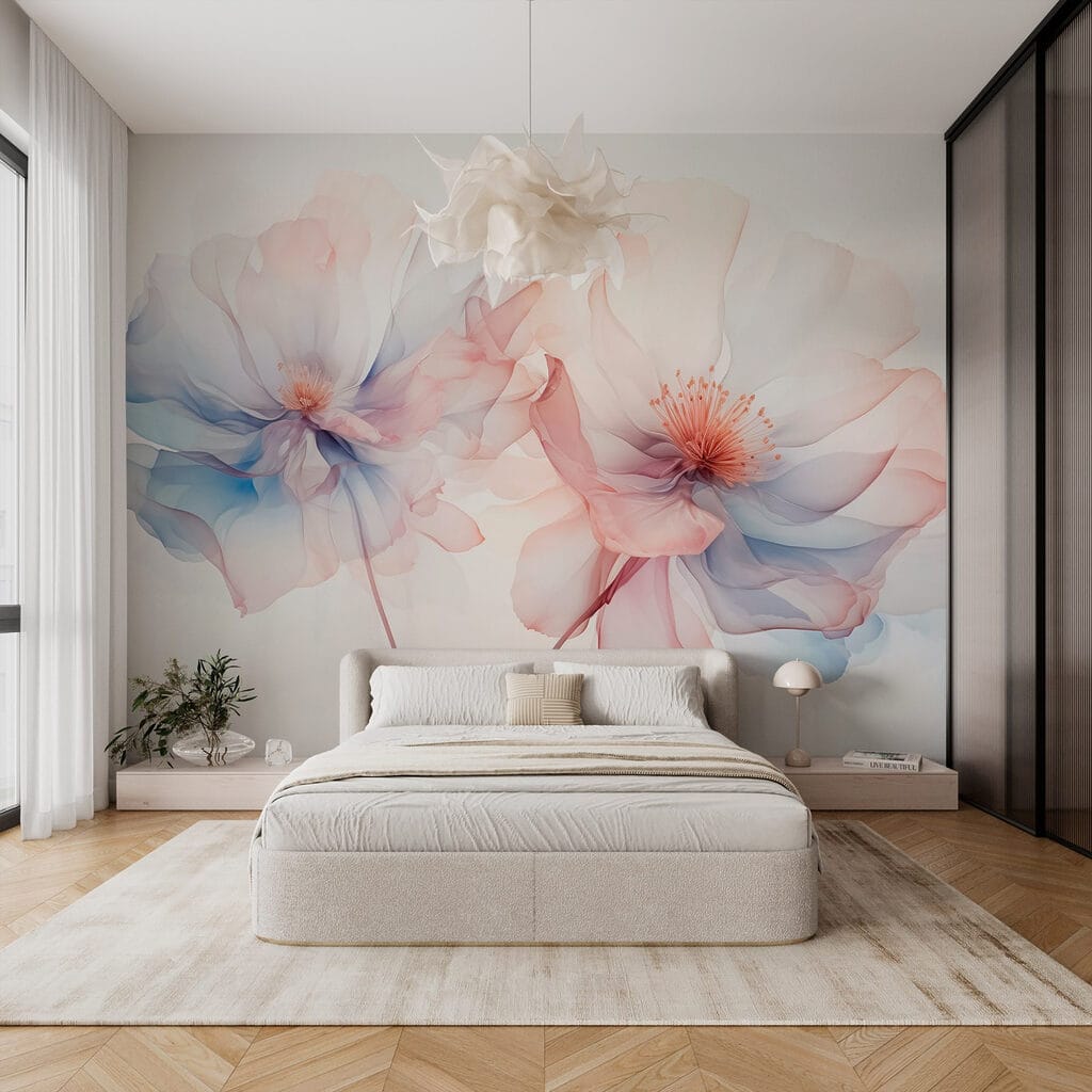 Fiori blu e rosa — ambiente 1