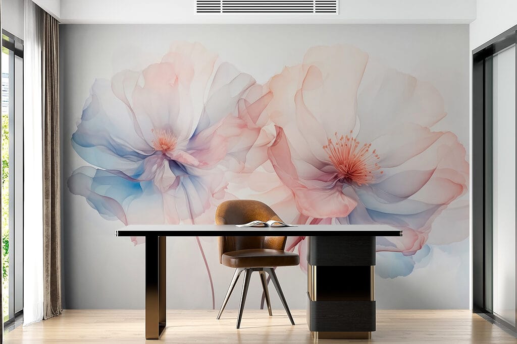 Fiori blu e rosa — ambiente 2
