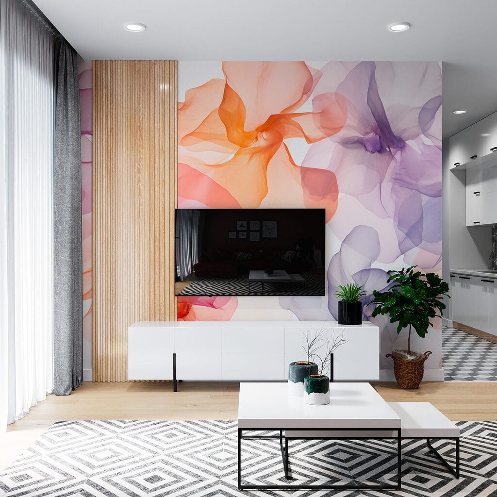 Rosa, arancio e viola — ambiente 3