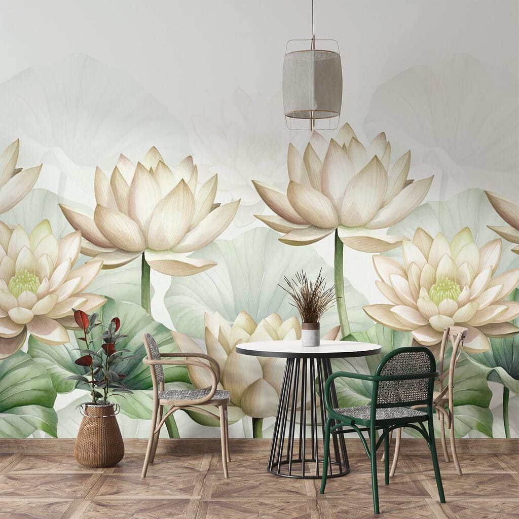 Loti tra grandi foglie — ambiente 2