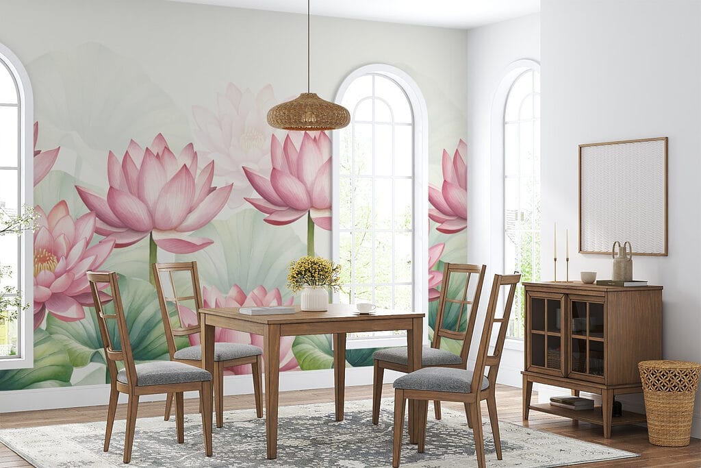 Loti tra grandi foglie — ambiente 2