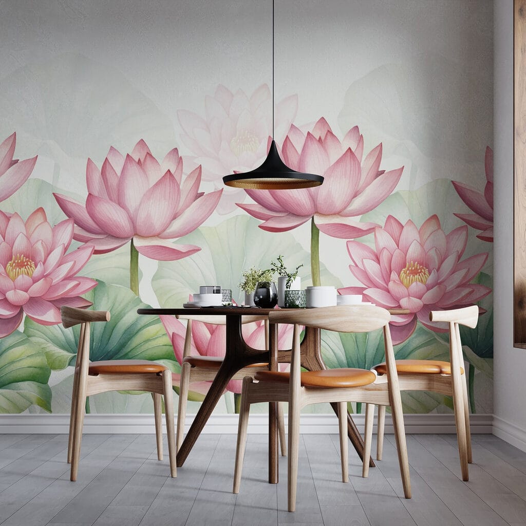 Loti tra grandi foglie — ambiente 3