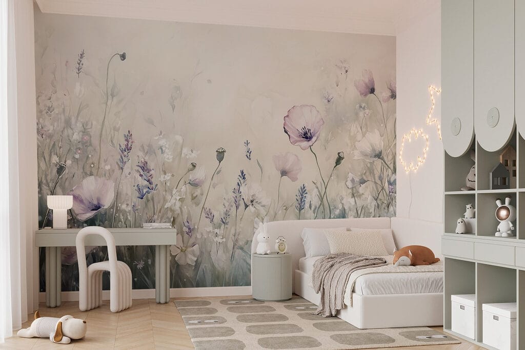 Prato di fiori lilla — ambiente 4