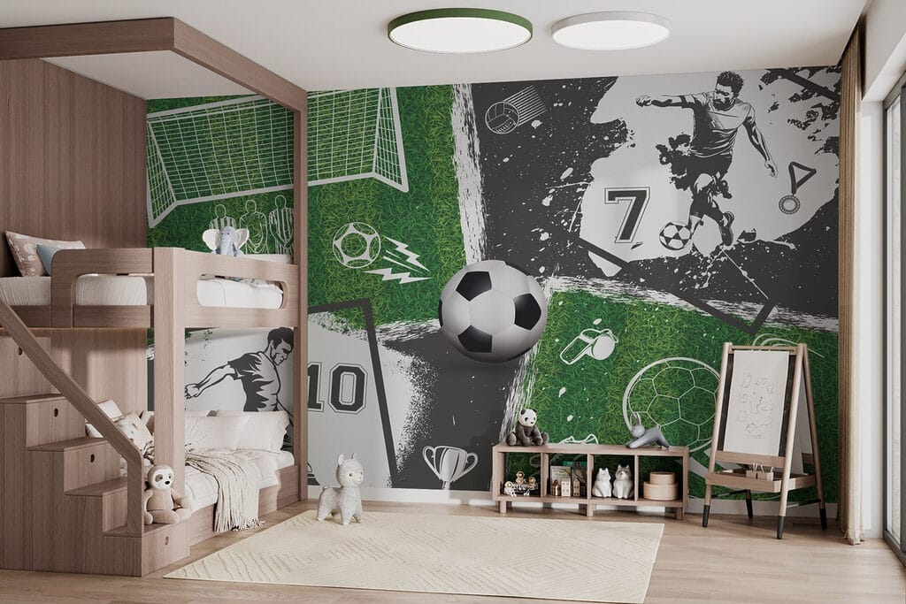 Calcio verde e nero — ambiente 2
