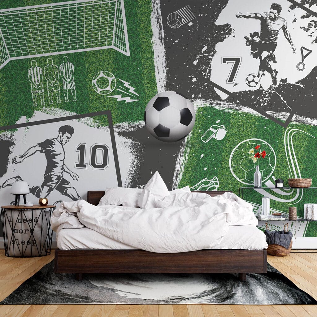 Calcio verde e nero — ambiente 3