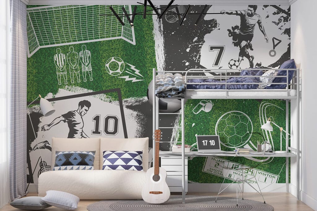 Calcio verde e nero — ambiente 4