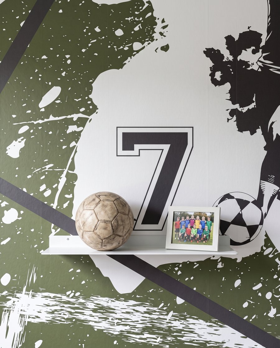 Collage di calcio — dettaglio