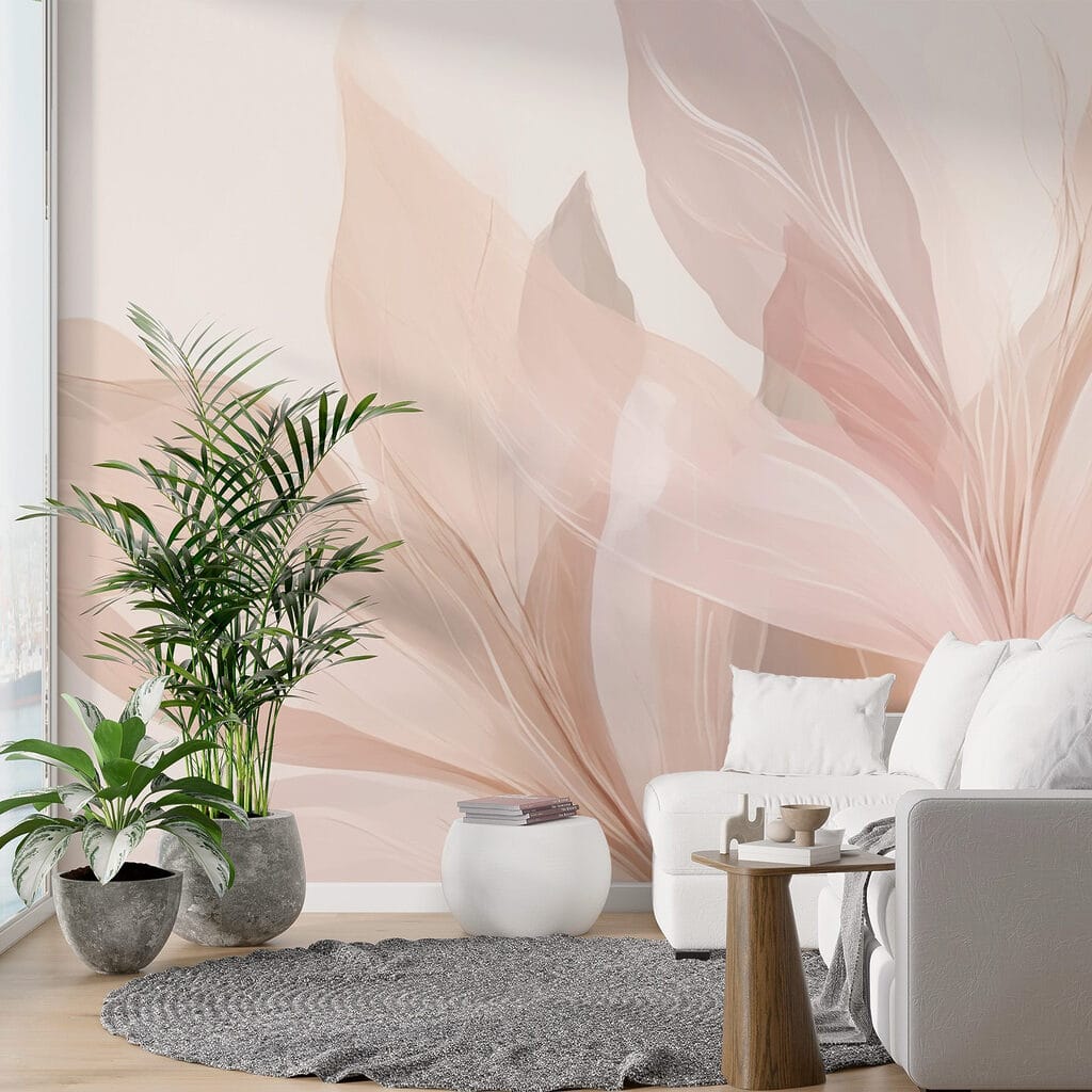 Foglie rosa verso l’alto — ambiente 1