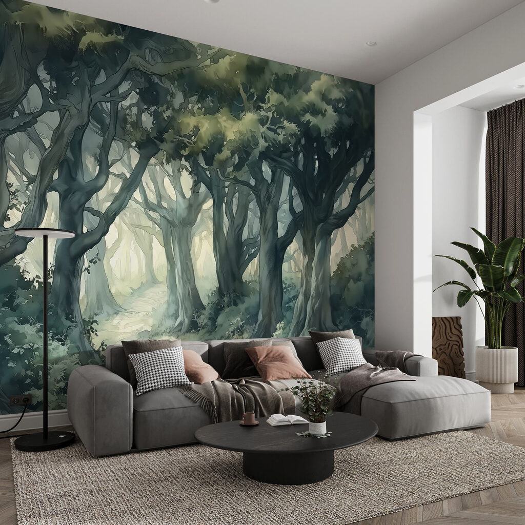 Sentiero tra alberi contorti — ambiente 2